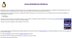 Desktop Screenshot of linux-hamburg.de