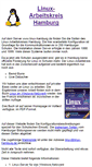 Mobile Screenshot of linux-hamburg.de